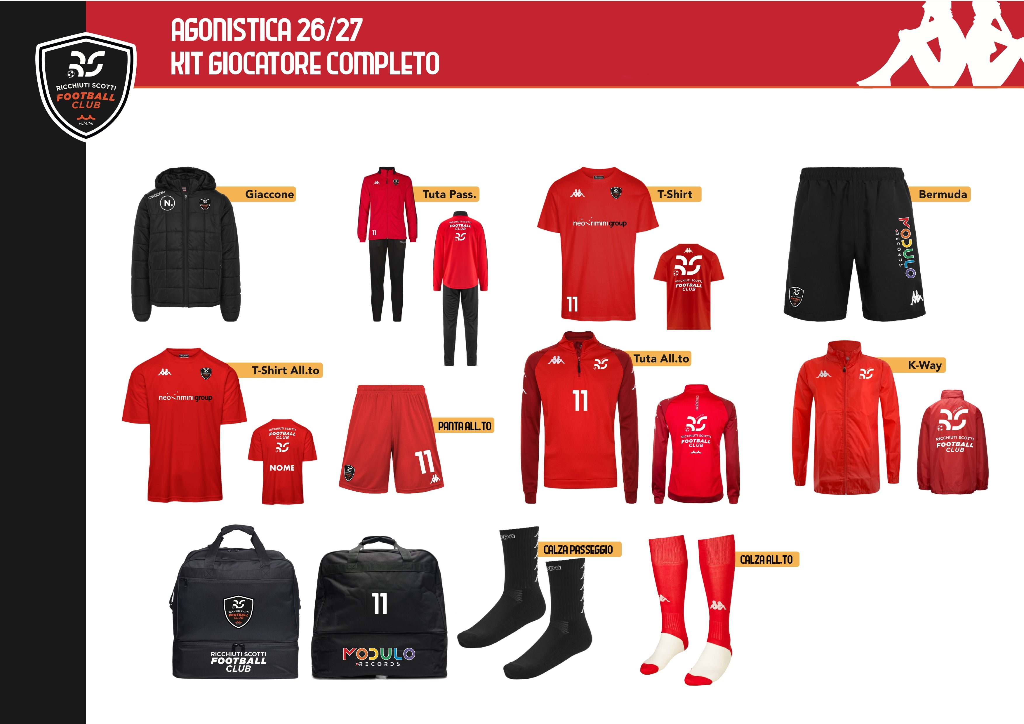 Kit giocatore AGO