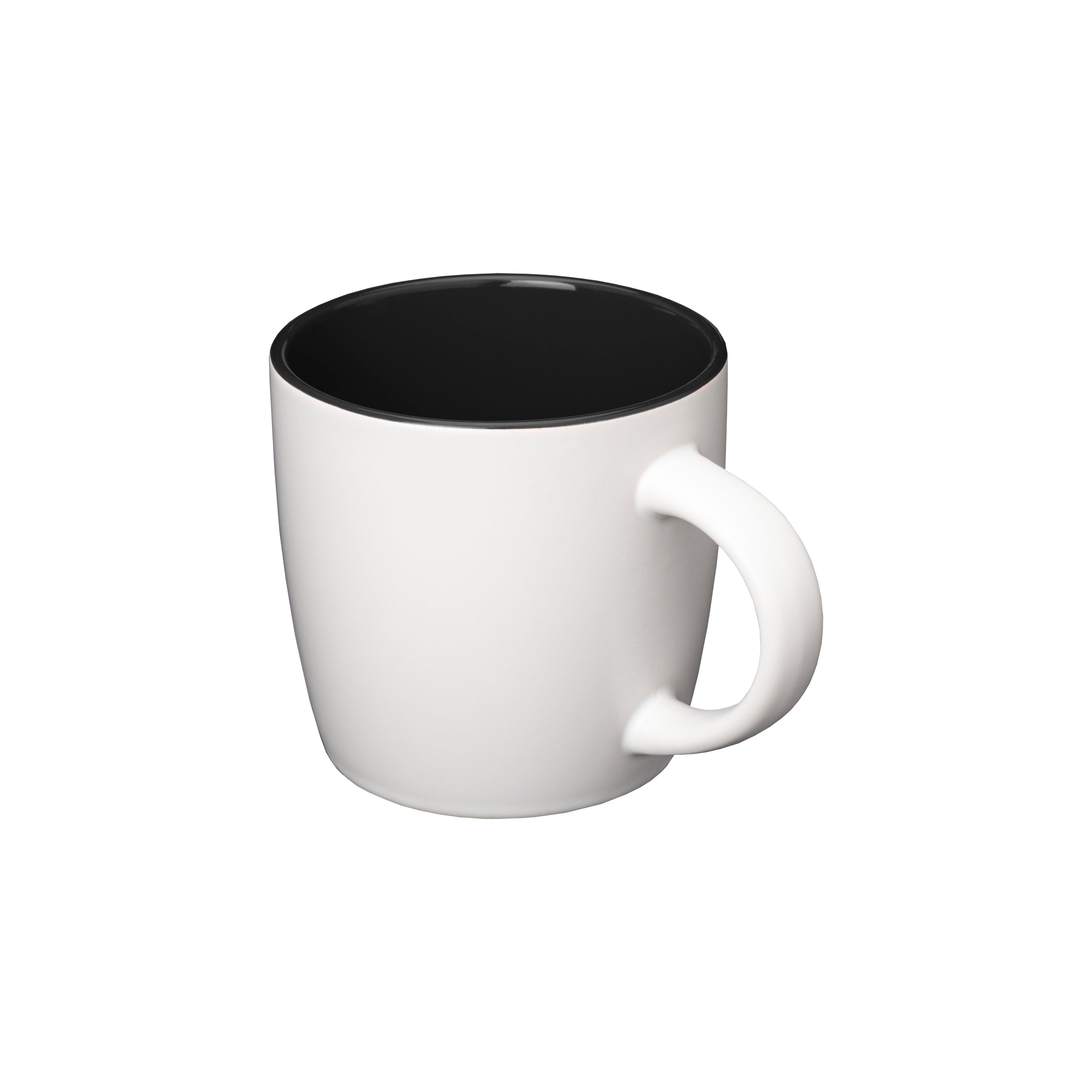 Tazza in ceramica bicolore