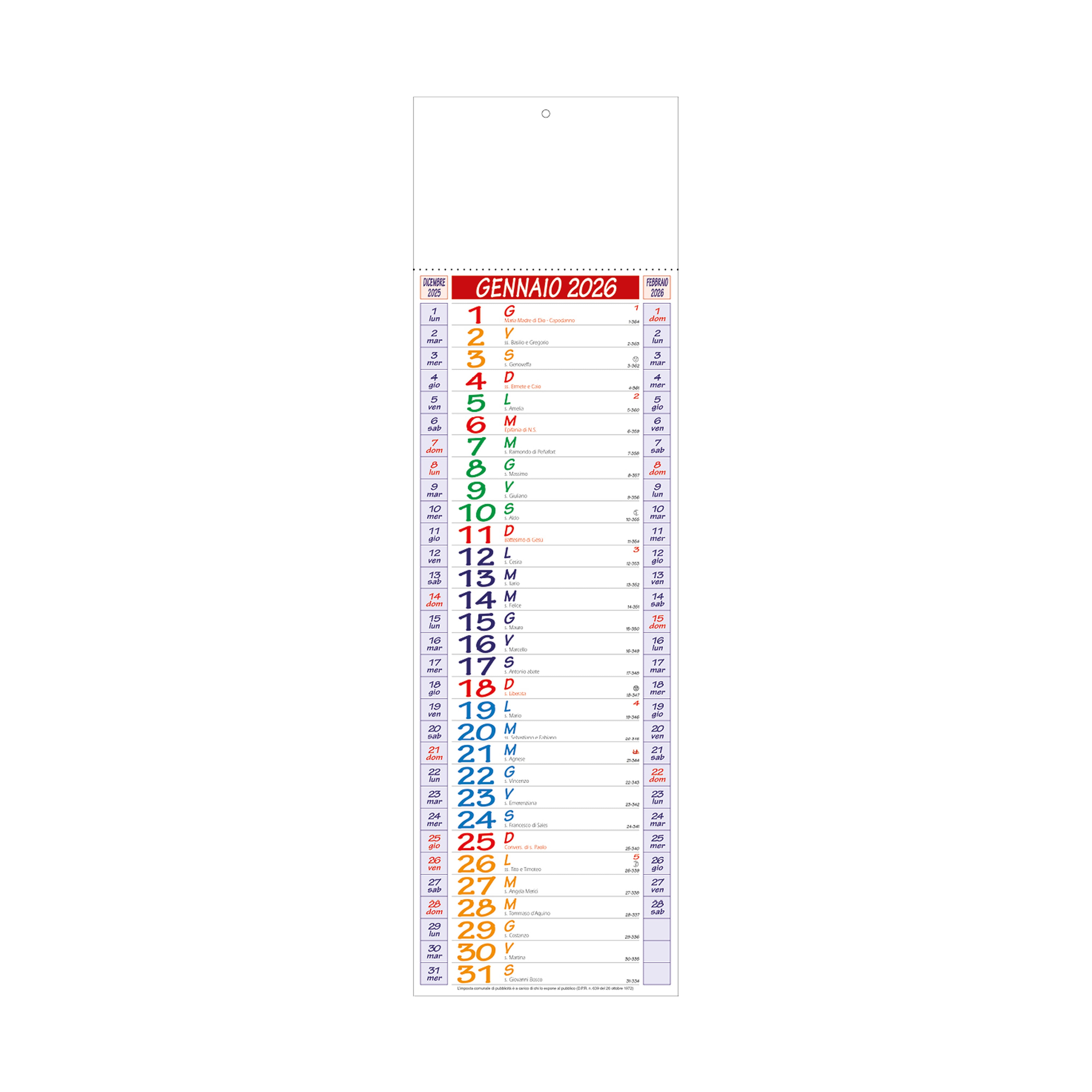 Calendario